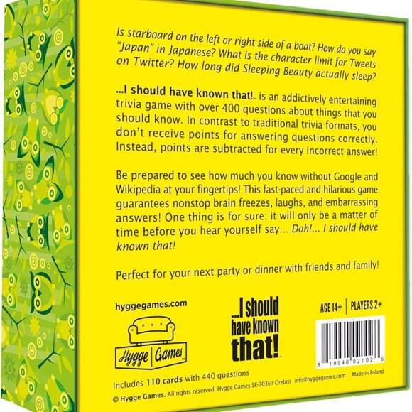 ...I Should Have Known That! Game - Picture 2 of 4